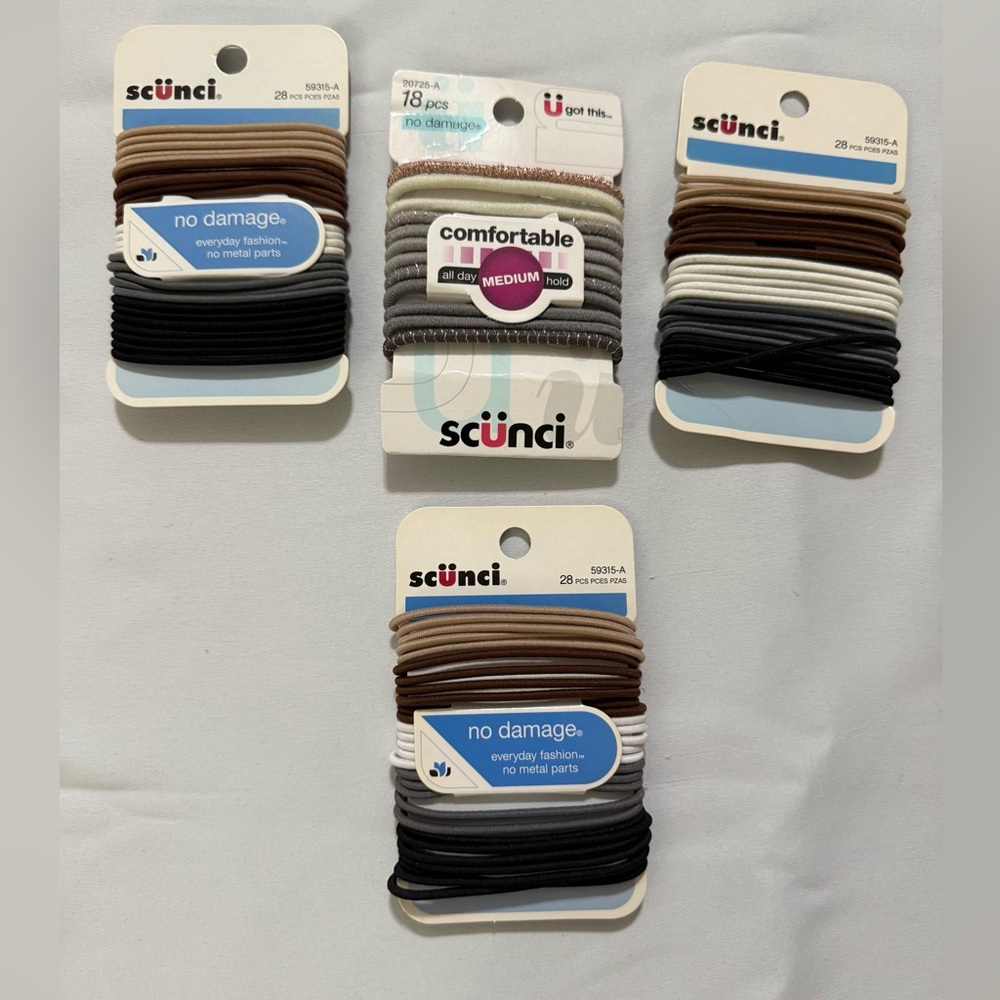 Scunci Vibrant Hair Ties Collection